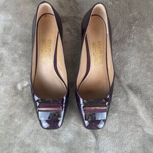 Vintage Salvatore‎ Ferragamo Burgundy Shoes